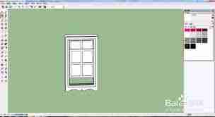 草图大师如何制作漂亮玻璃门