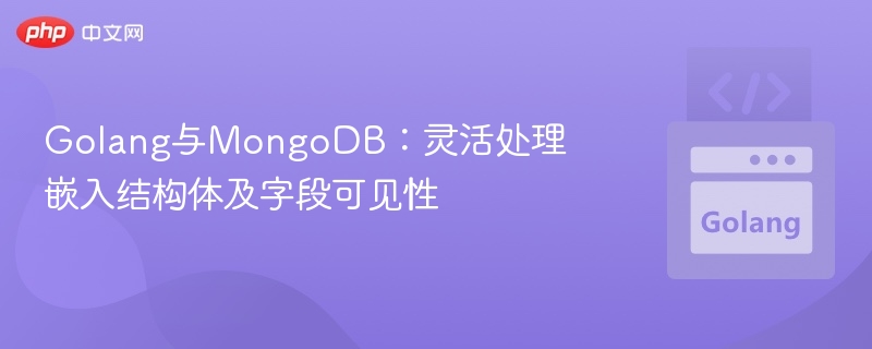Golang与MongoDB:灵活处理嵌入结构体及字段可见性