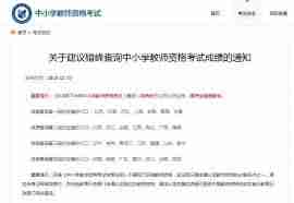 教资成绩怎么查询