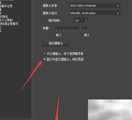 BB FlashBack如何同步录制摄像头画面