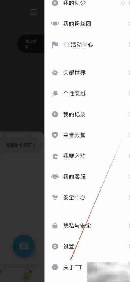 TT语音中查看关于TT的方法