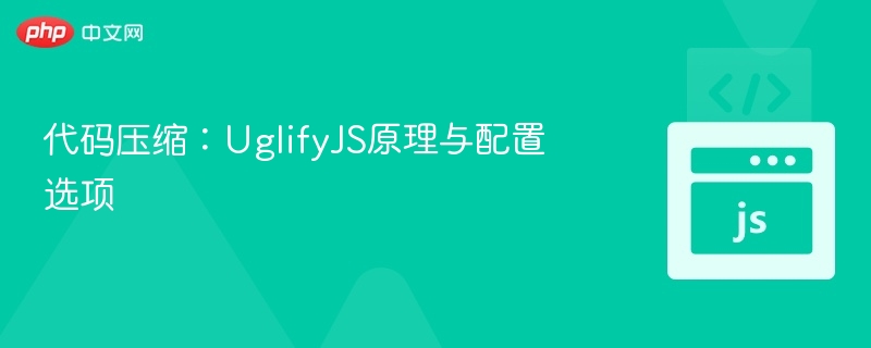 代码压缩：UglifyJS原理与配置选项