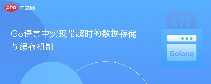 Go语言中实现带超时的数据存储与缓存机制
