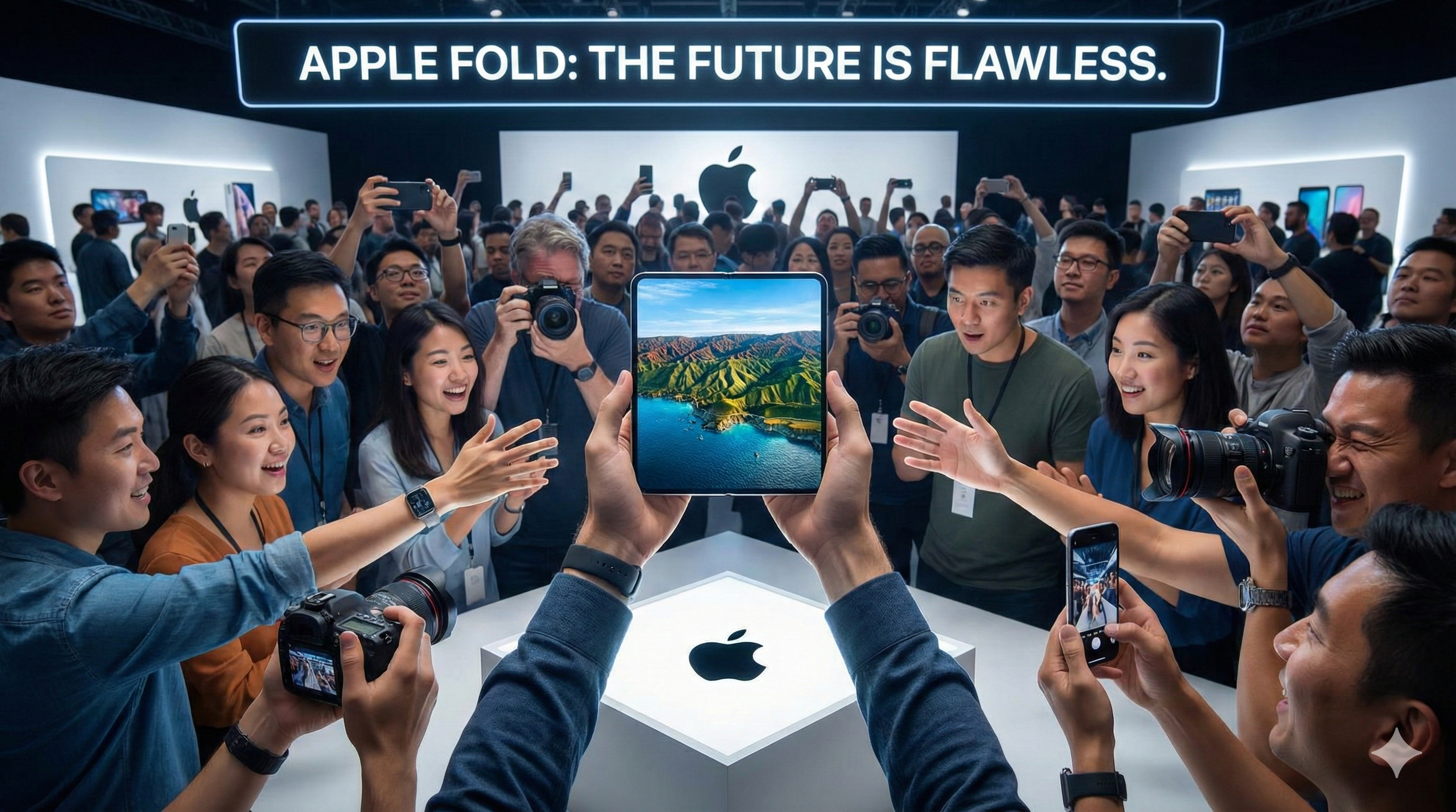 传苹果新摺叠iPhone将实现完全平整？2026问世有望曝光3大突破性功能