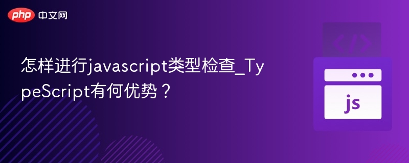怎样进行javascript类型检查_TypeScript有何优势?