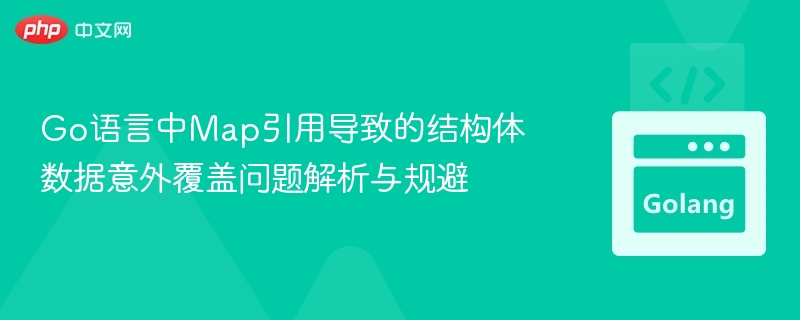 Go语言中Map引用导致的结构体数据意外覆盖问题解析与规避