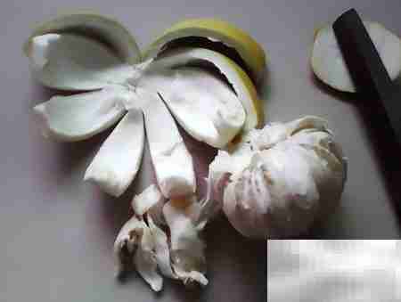 轻松剥柚子小妙招