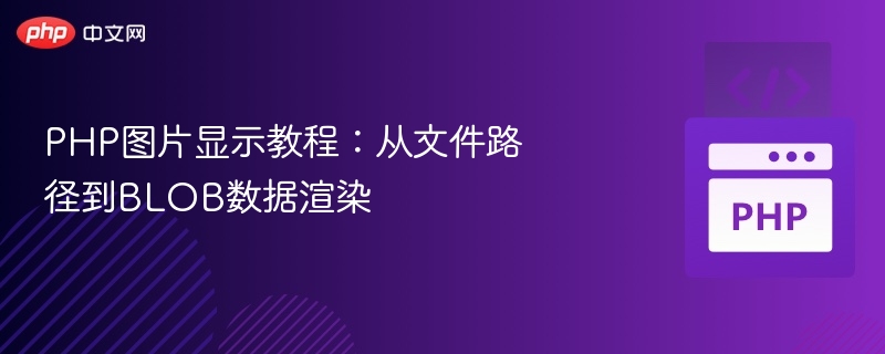 PHP图片显示教程：从文件路径到BLOB数据渲染