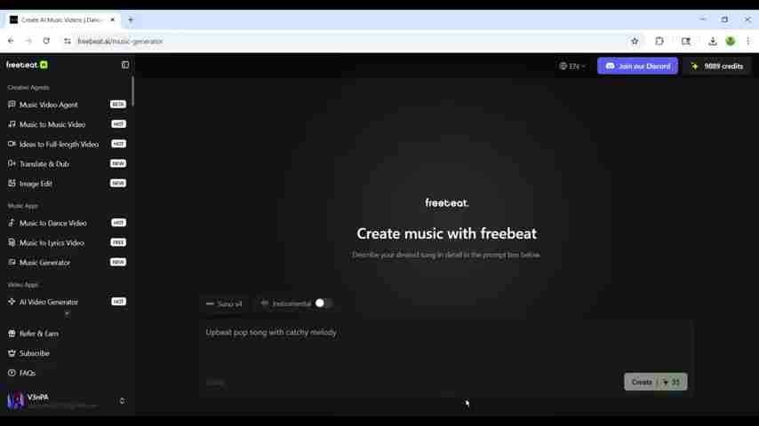 Freebeat.ai：AI驱动的音乐视频制作工具，轻松打造爆款视频