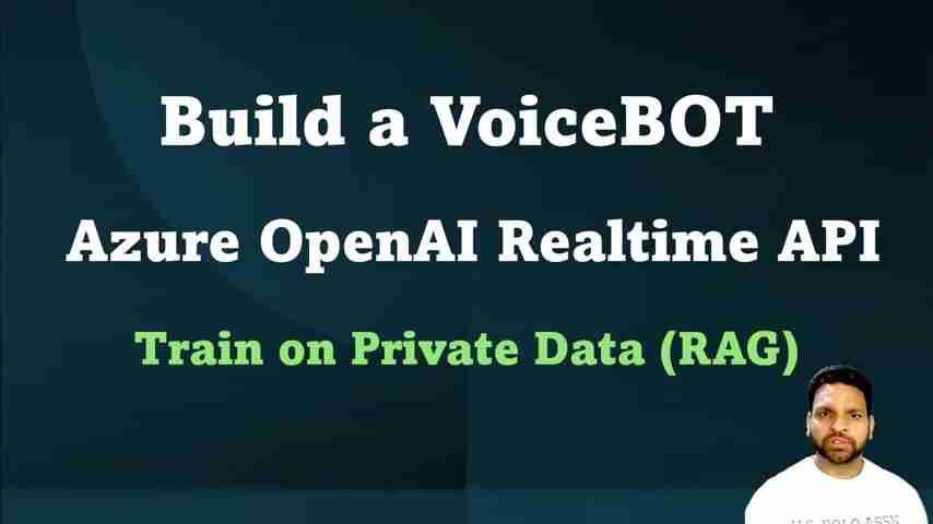 利用Azure OpenAI构建私有数据实时语音助手