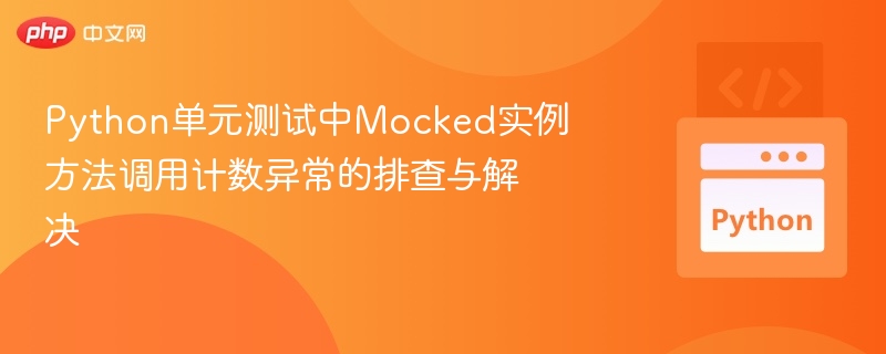 Python单元测试中Mocked实例方法调用计数异常的排查与解决