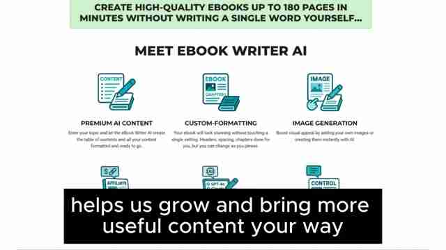 Ebook Writer AI深度测评:是否值得创作者投资?