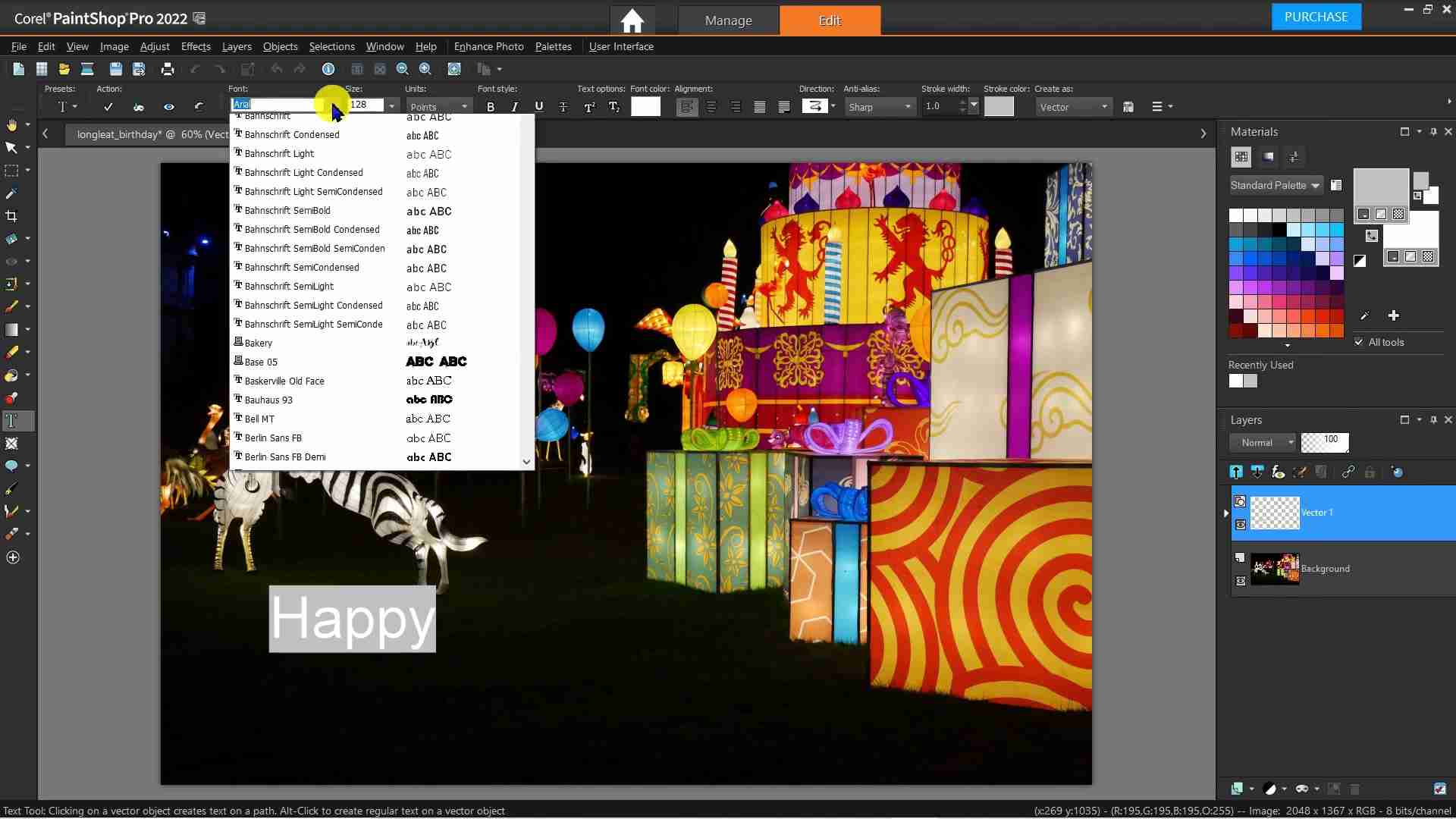 PaintShop Pro教程：轻松为图片添加个性化文字