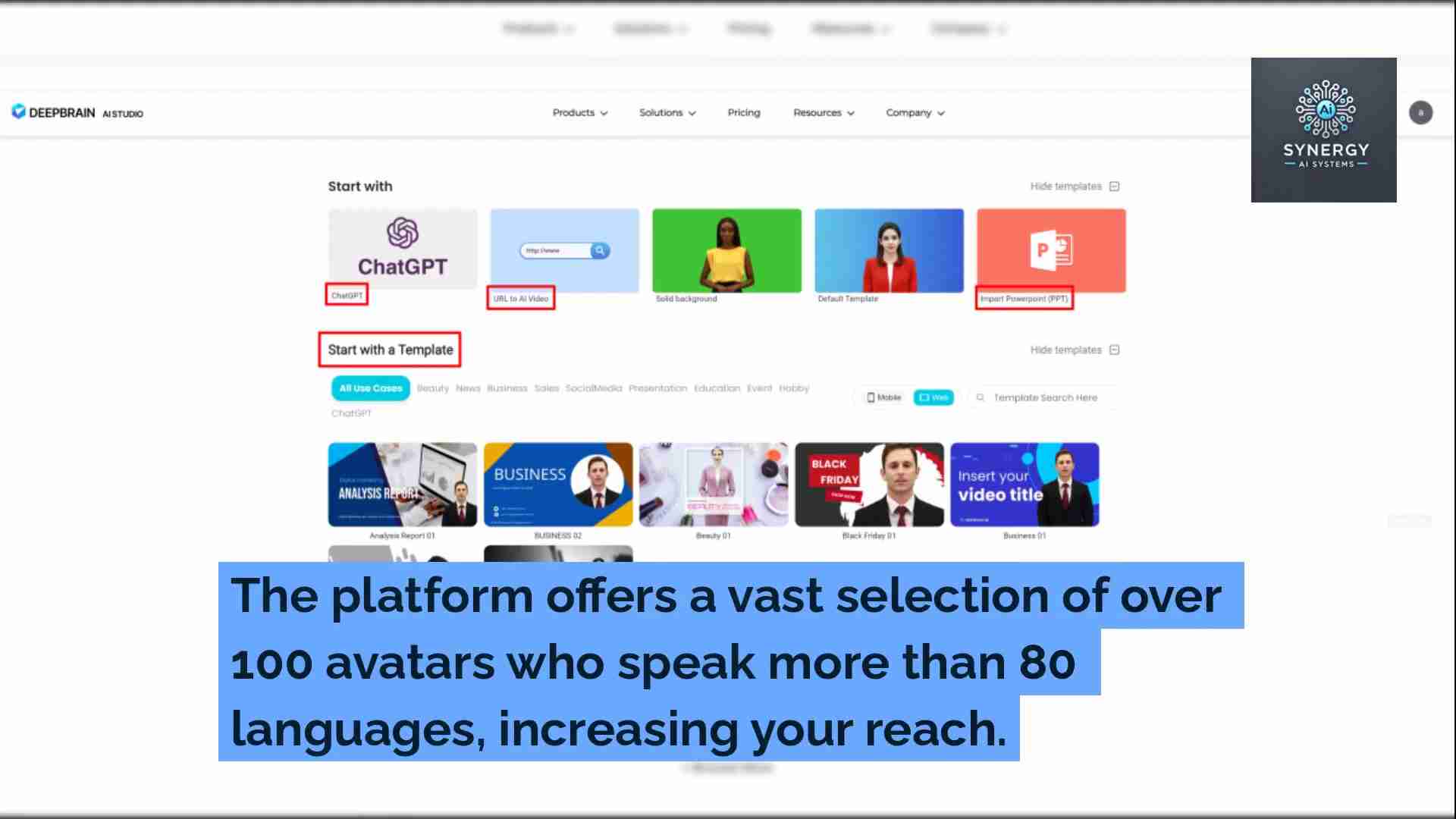 DeepBrain AI：终极AI视频生成器，赋能内容创作新纪元