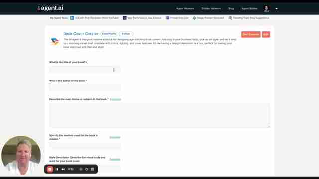 使用Agent AI Book Cover Creator轻松设计吸睛图书封面