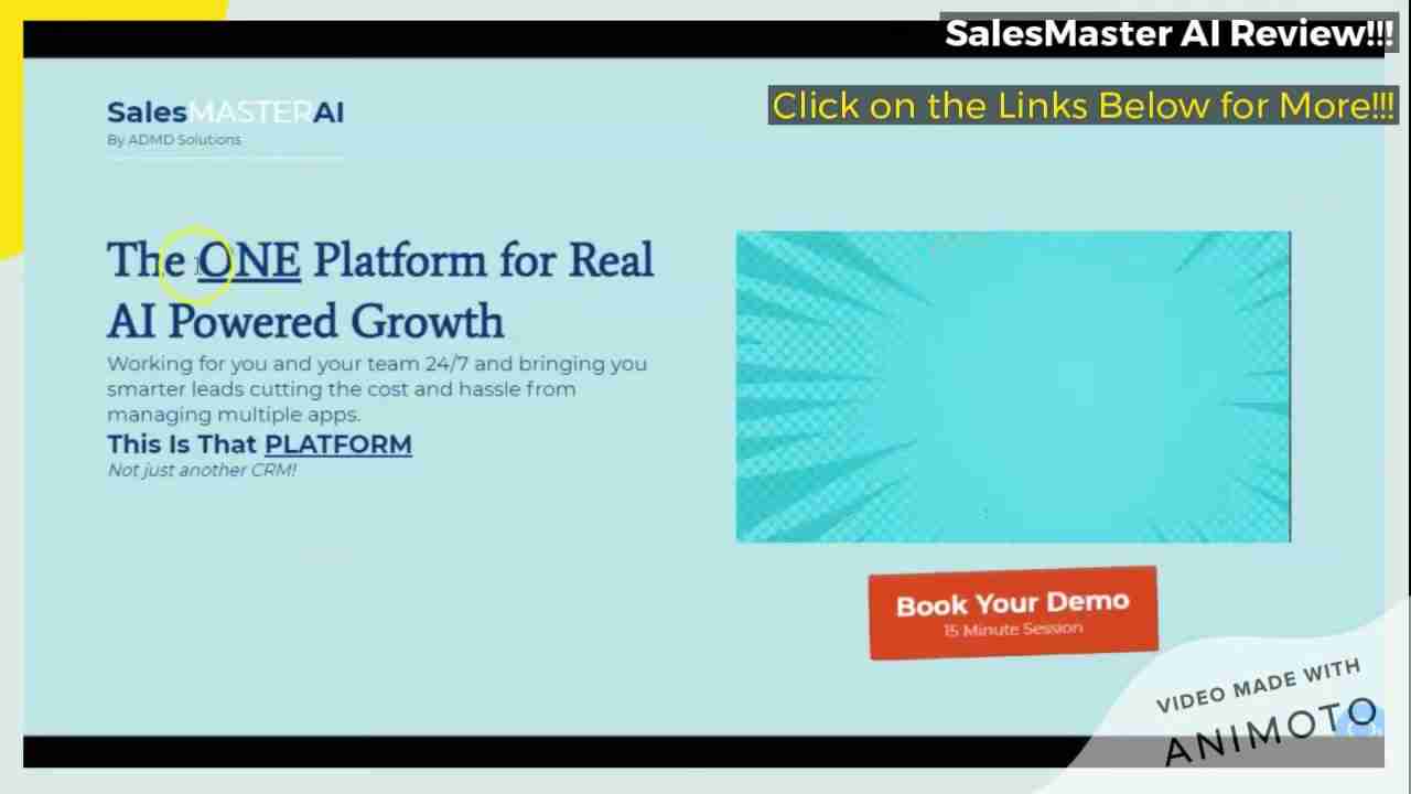 SalesMaster AI：颠覆销售的智能平台，加速企业增长