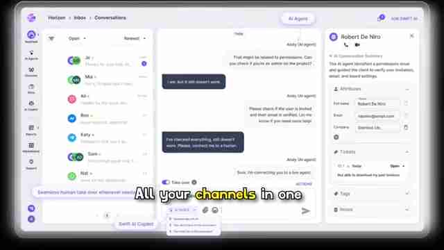 Intelswif AI客户支持平台：提升效率和满意度