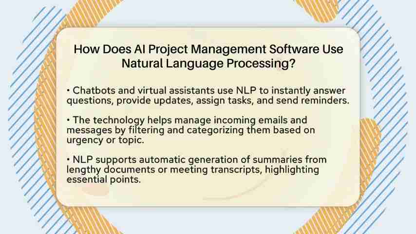 AI项目管理软件如何利用自然语言处理？全面解析