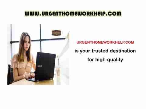 提升学业效率：Urgent Homework Help全方位指南