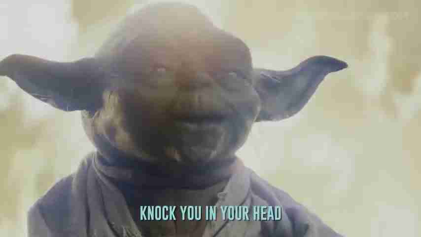 爆笑解构:《最后的绝地武士》恶搞配音,Yoda的棍子比培根更好吃!