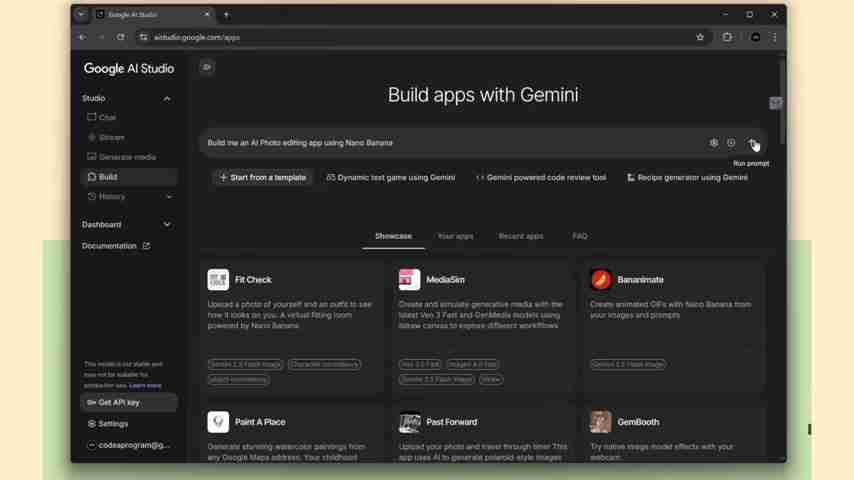 Gemini AI Studio: 如何使用Gemini构建AI应用