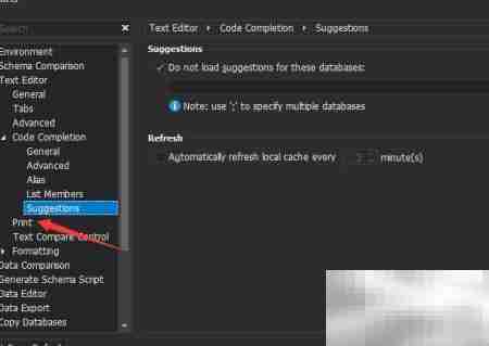 dbForge MySQL开启行号打印