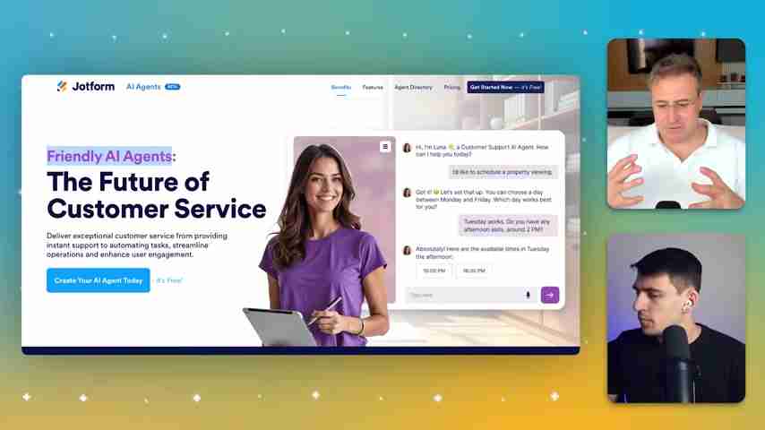 AI客服席卷而来？深入了解Jotform AI Agents的客户服务革命