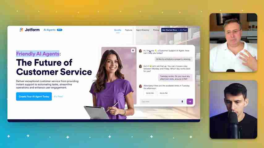 AI客服席卷而来？深入了解Jotform AI Agents的客户服务革命