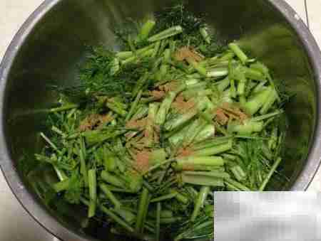 茴香蒸菜，家常美味