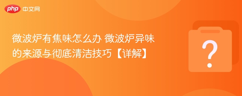 微波炉有焦味怎么办 微波炉异味的来源与彻底清洁技巧【详解】