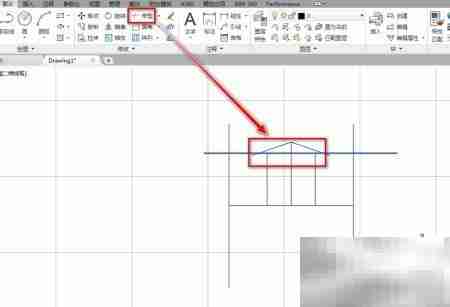 CAD绘制升气管塔板符号