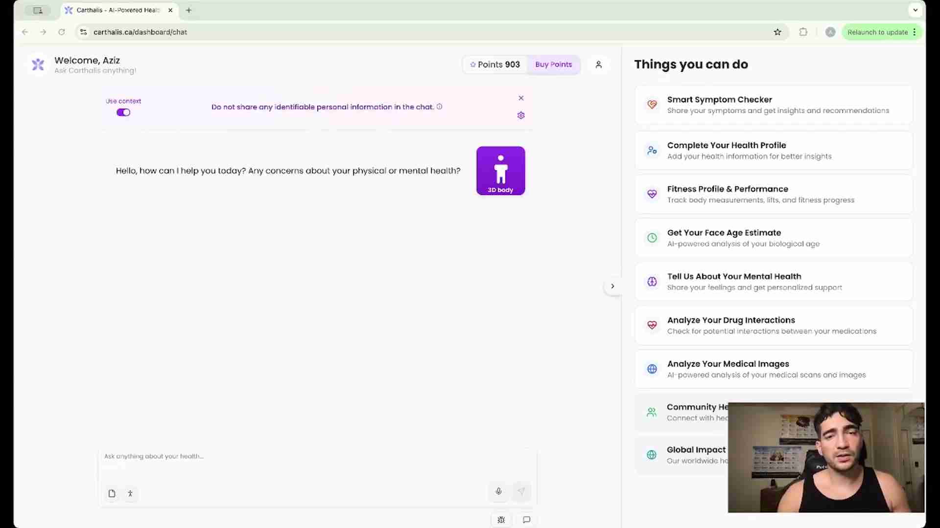 Cartthalis智能症状检查器：AI驱动的健康助手