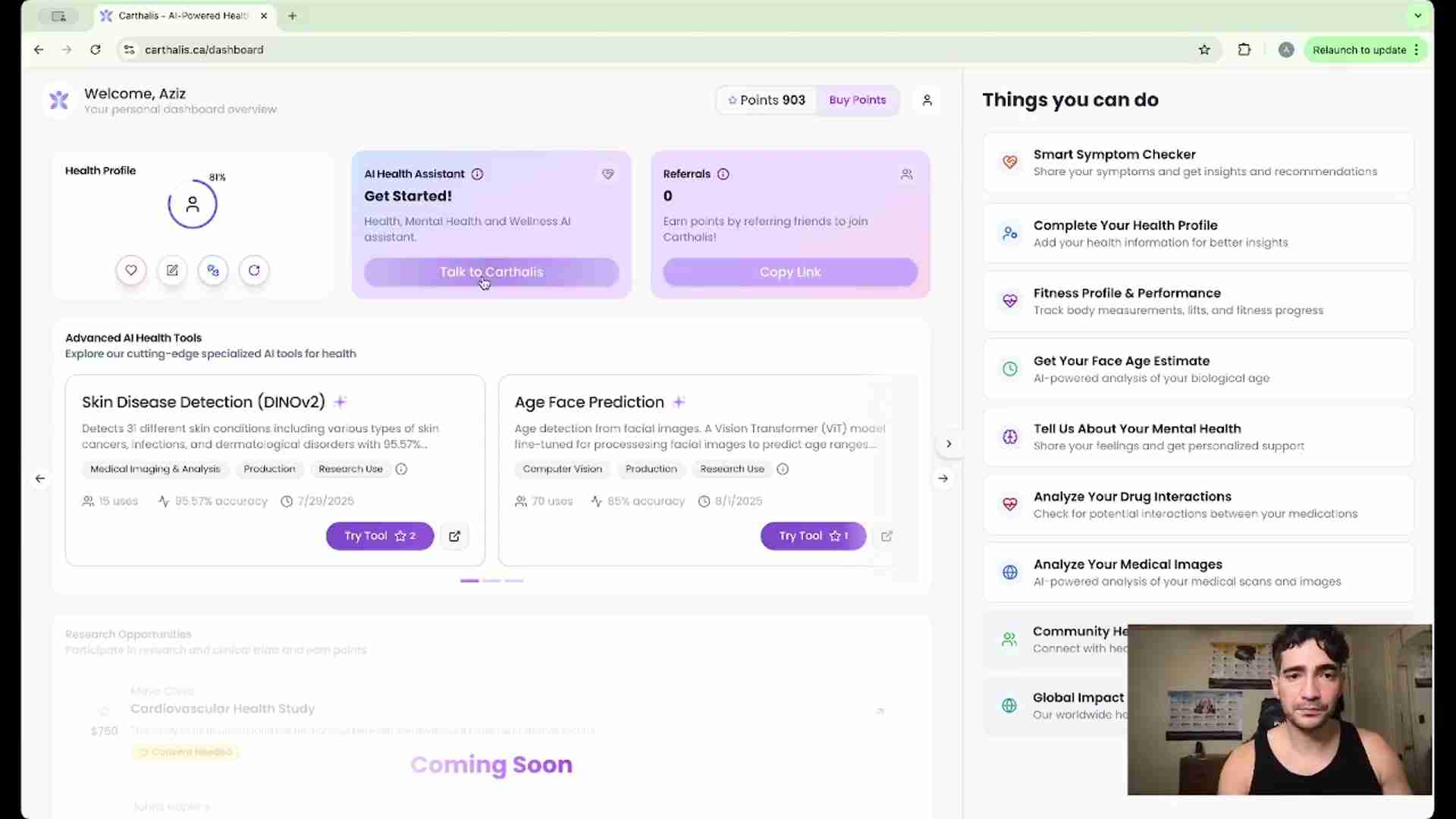 Cartthalis智能症状检查器：AI驱动的健康助手