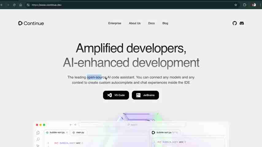 Continue AI：免费开源AI代码助手，提升你的VS Code编码效率