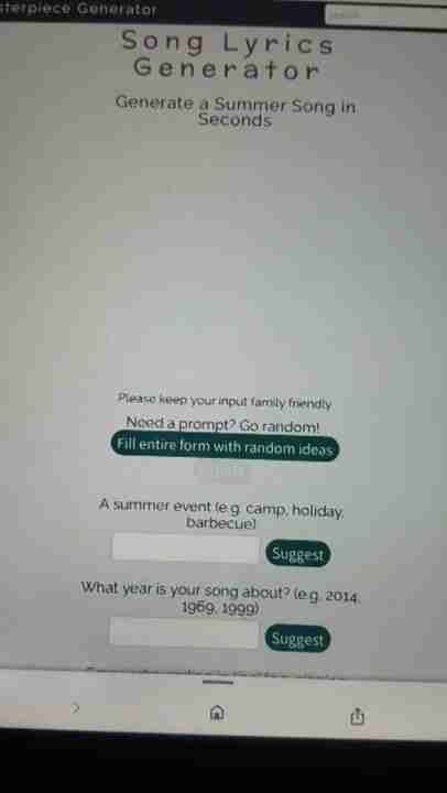 创意无限：使用歌曲歌词生成器创作个性化歌曲