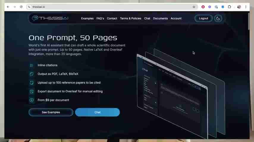 Thesis AI：一键生成高质量学术论文的秘密武器