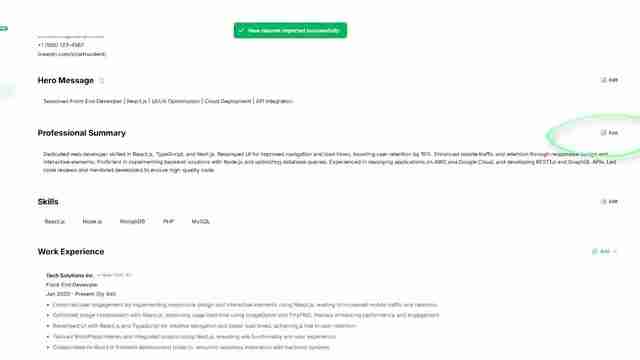 JobQuest使用指南：利用AI提升简历和优化求职