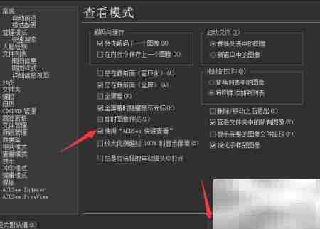 ACDSee快速查看开启方法