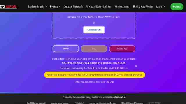 Beats to Rap On AI Stem Splitter：终极音乐创作工具