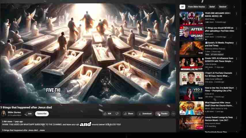 AI圣经故事生成器：ChatGPT与CapCut轻松打造高收益YouTube频道