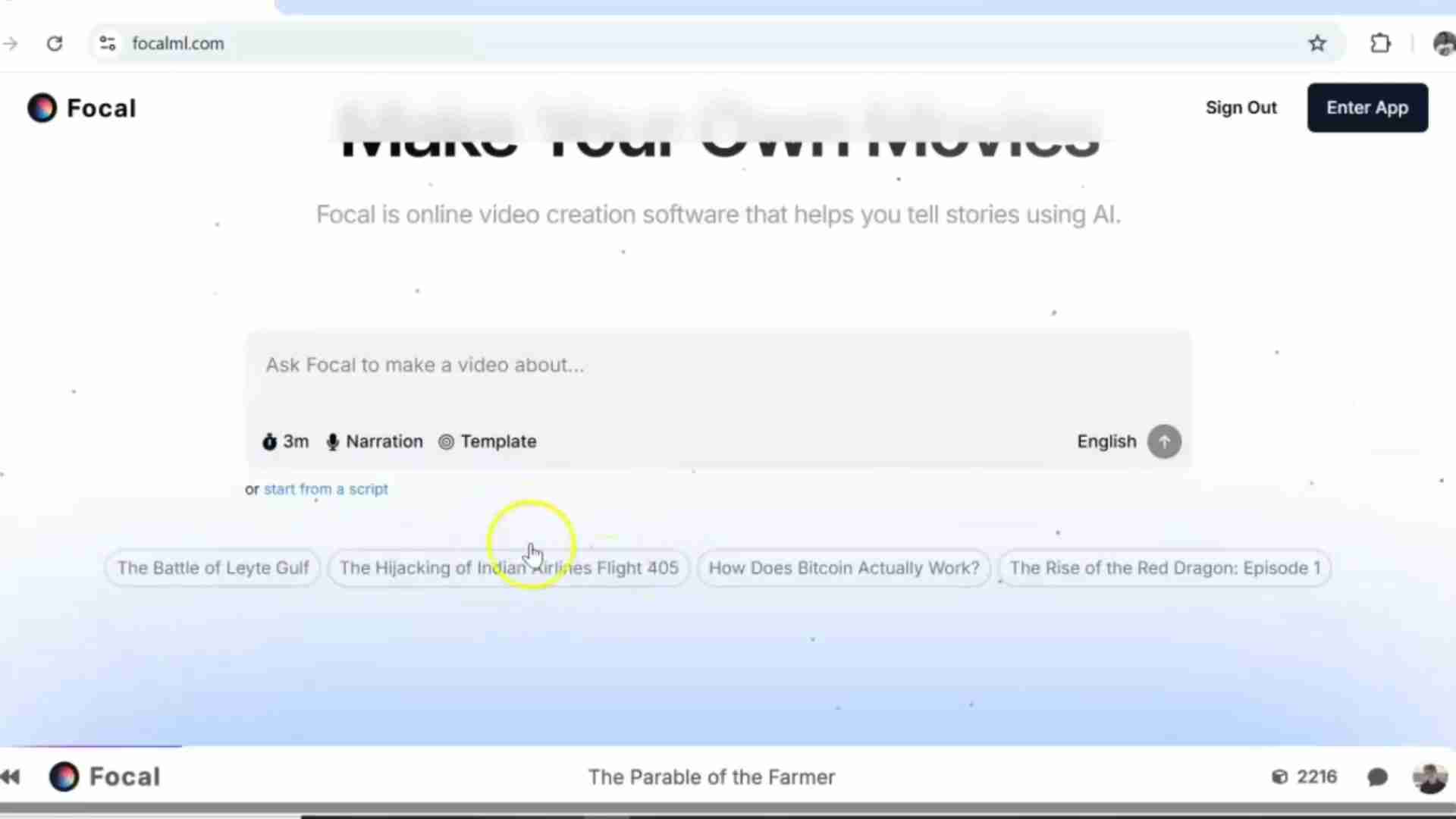 Focal：AI驱动的在线视频制作工具，轻松创作专业视频