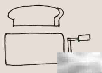 面包机简笔画守护教程