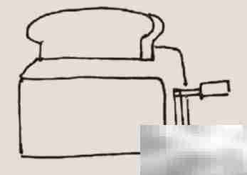 面包机简笔画守护教程