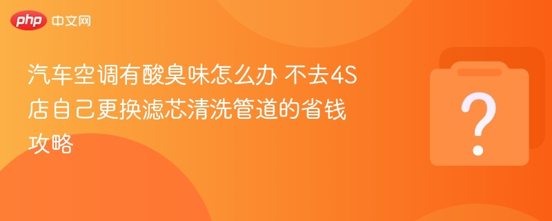 汽车空调有酸臭味怎么办 不去4S店自己更换滤芯清洗管道的省钱攻略