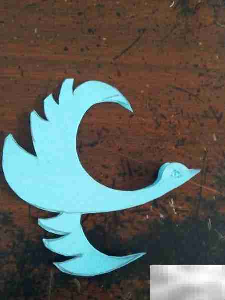 鸿鹄展翅窗花剪法教程