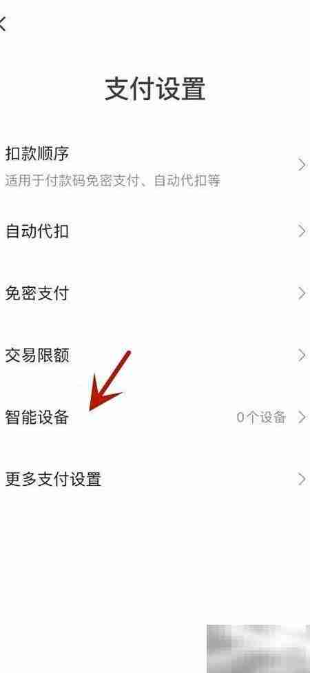 查看翼支付绑定的智能设备