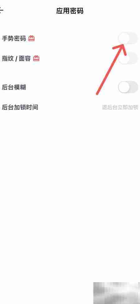 记账助手手势密码开启方法