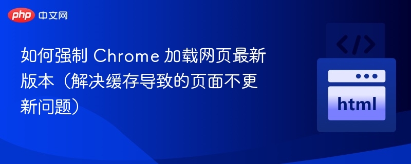 如何强制 Chrome 加载网页最新版本（解决缓存导致的页面不更新问题）
