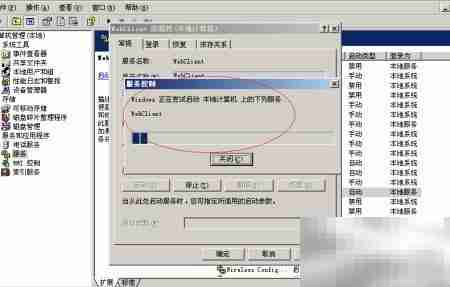 启用Windows Server 2003 WebClient服务