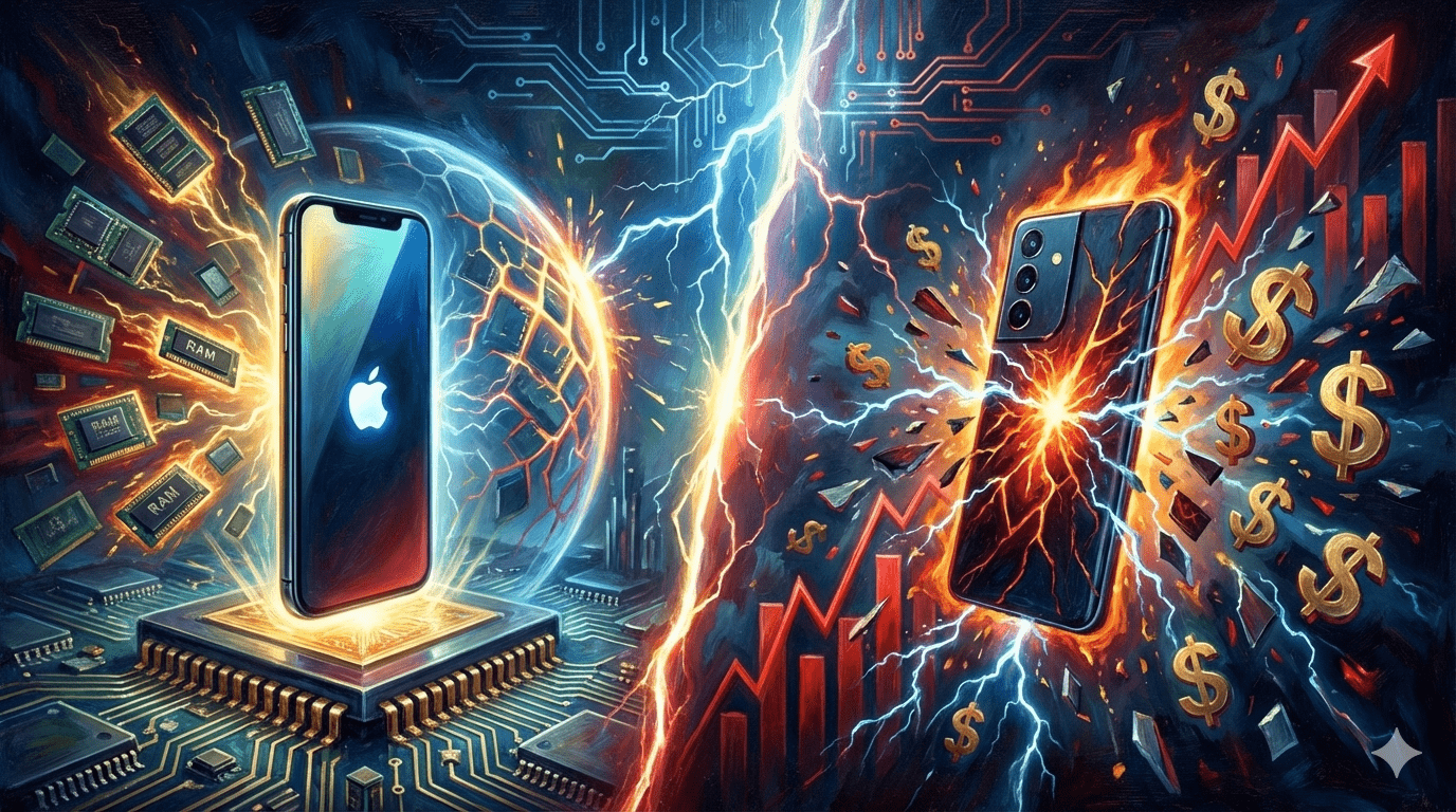 记忆体成本攀升引定价分歧！传苹果iPhone 18将吸收成本 三星 S26 恐大涨